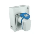 Neptune 1203 63A 3 Pin IP44 Domestic AC/Industrial Plug & Socket Combined in Metal Enclosure without MCB image-1