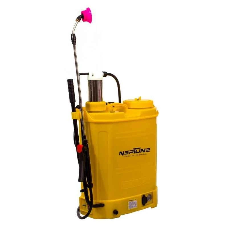 Neptune BS-21 Plus 16 Litre Yellow Battery Operated Knapsack Garden Sprayer image-3