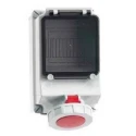 Neptune 15000 63A 4 Pin IP67 Industrial Surface Mounting Socket Outlet with MCB Provision image-1