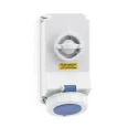 Neptune 1600 16A 3 Pin IP67 Industrial Surface Mounting Socket Outlet Interlocked image-1