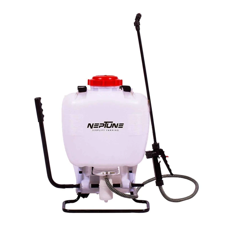 Neptune Backpack-15 15 Litre White Knapsack Hand Operated Garden Sprayer image-1
