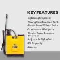 Neptune NF-11Y 16 Litre Yellow Knapsack Hand Operated Garden Sprayer image-2