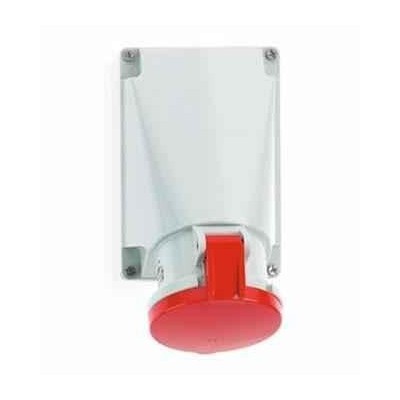 Neptune 1127 63A 4 Pin IP44 Industrial Surface Mounting Socket image-1