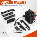 Neptune 4 Stroke 75.6cc Backpack Petrol Leaf Blower for Cleaning Dust