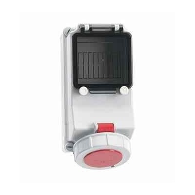 Neptune 15112 32A 5 Pin IP67 Industrial Surface Mounting Socket Outlet with MCB Provision image-1