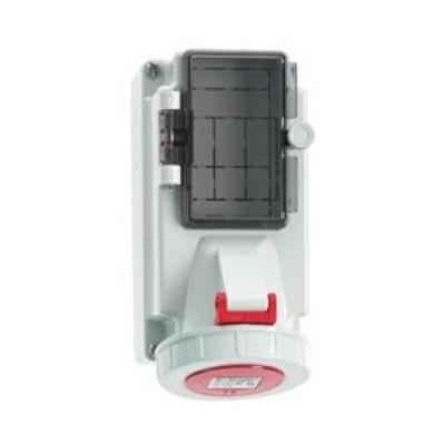 Neptune 15024 16A 3 Pin IP67 Industrial Surface Mounting Socket Outlet with MCB Provision image-1