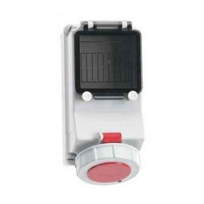 Neptune 15111 32A 4 Pin IP67 Industrial Surface Mounting Socket Outlet with MCB Provision image-1