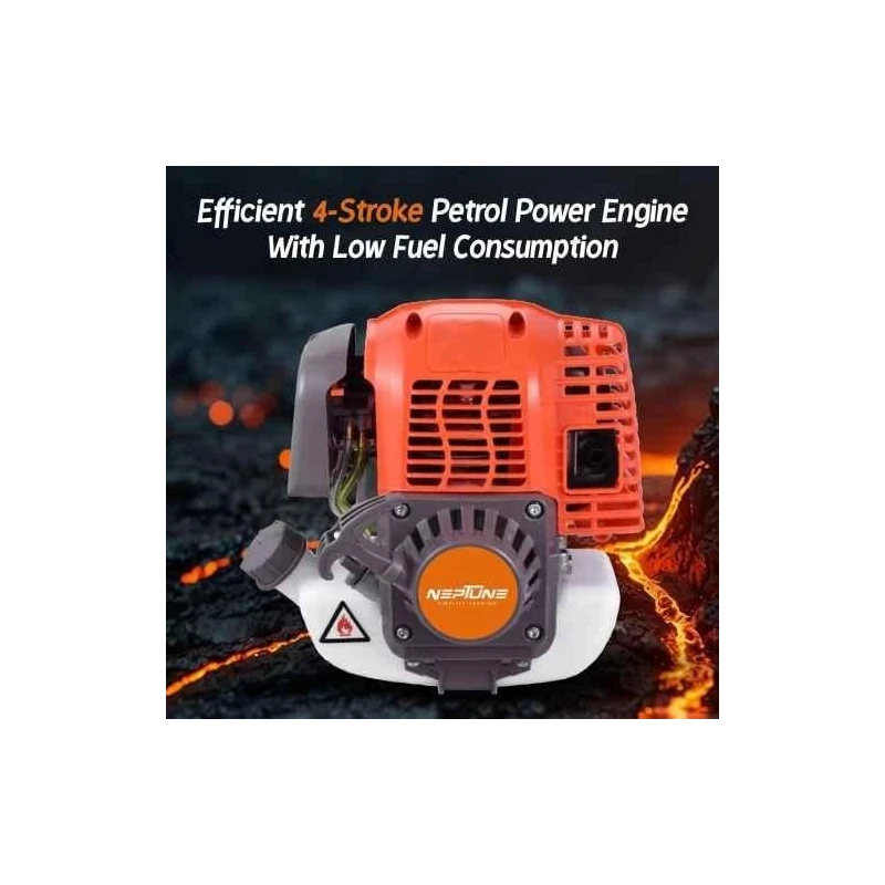 Neptune NPW-768 WH 1HP 35cc Power Pressure Sprayer with 4 Stroke Engine & 10m Hose Pipe image-9