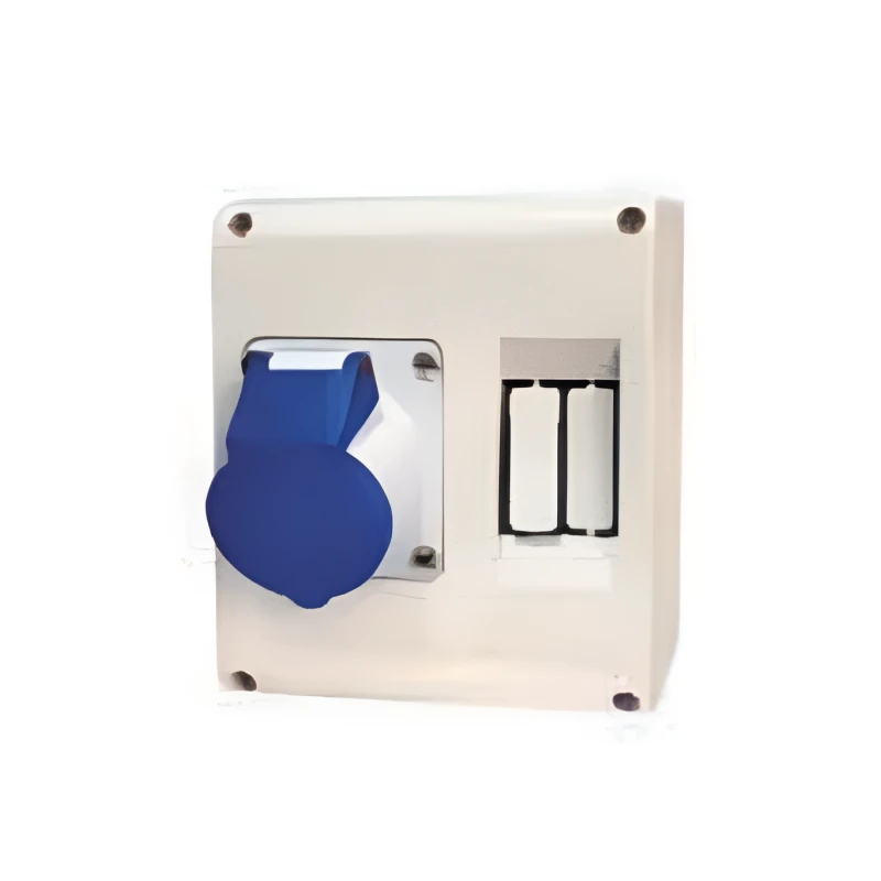 Neptune 911 32A 3 Pin Domestic AC/Industrial Plug & Socket Combined in Polycarbonate Enclosure image-1