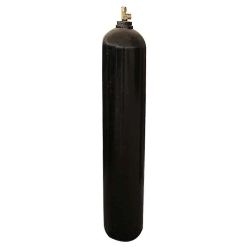 Safe Pro 47L Magne Steel Black Empty Jumbo Oxygen Cylinder with Valve image-1
