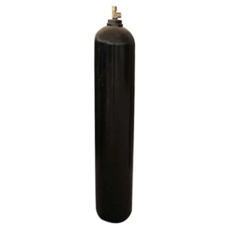 Safe Pro 47L Magne Steel Black Empty Jumbo Oxygen Cylinder with Valve image-1