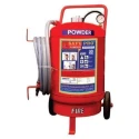Safe Pro 25kg Higher Capacity Trolley Mounted Dry Chemical Powder Type Fire Extinguisher image-1