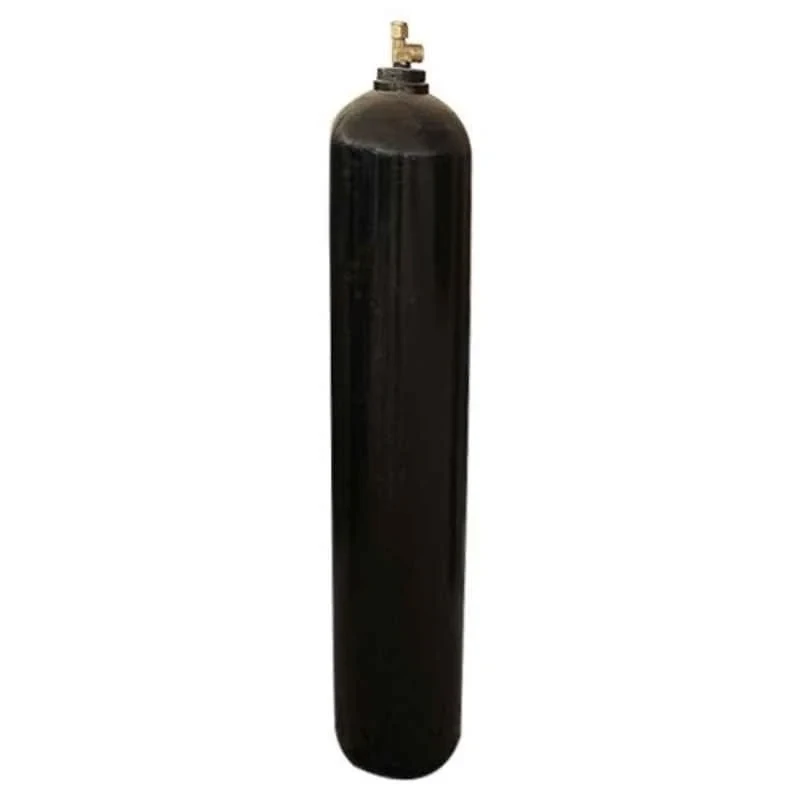 Safe Pro 10L Magne Steel Black Empty Oxygen Cylinder with valve image-1