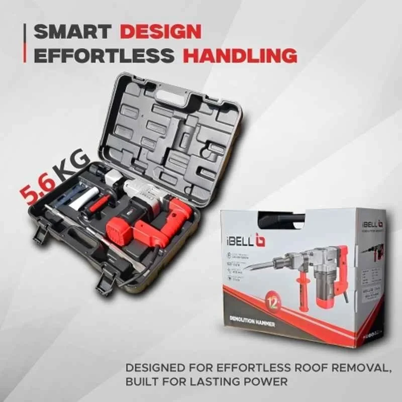 iBELL 1150W 17mm Red Demolition Hammer IBL DH10-78 image-5