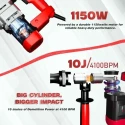 iBELL 1150W 17mm Red Demolition Hammer IBL DH10-78 image-6