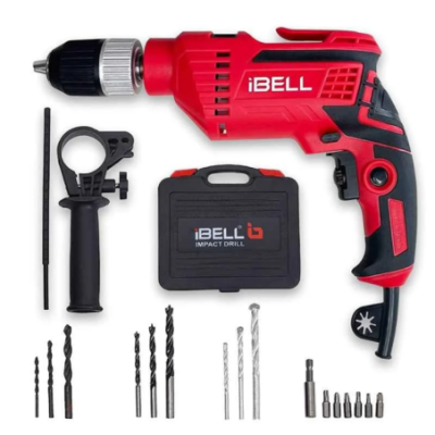 iBELL 13mm Red Impact Drill 650W IBL ID13-80 image-1