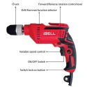 iBELL 13mm Red Impact Drill 650W IBL ID13-80 image-5