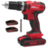 iBELL 20VDC 1500mAh Red Brushless Impact Driver Drill IBL BM18-60