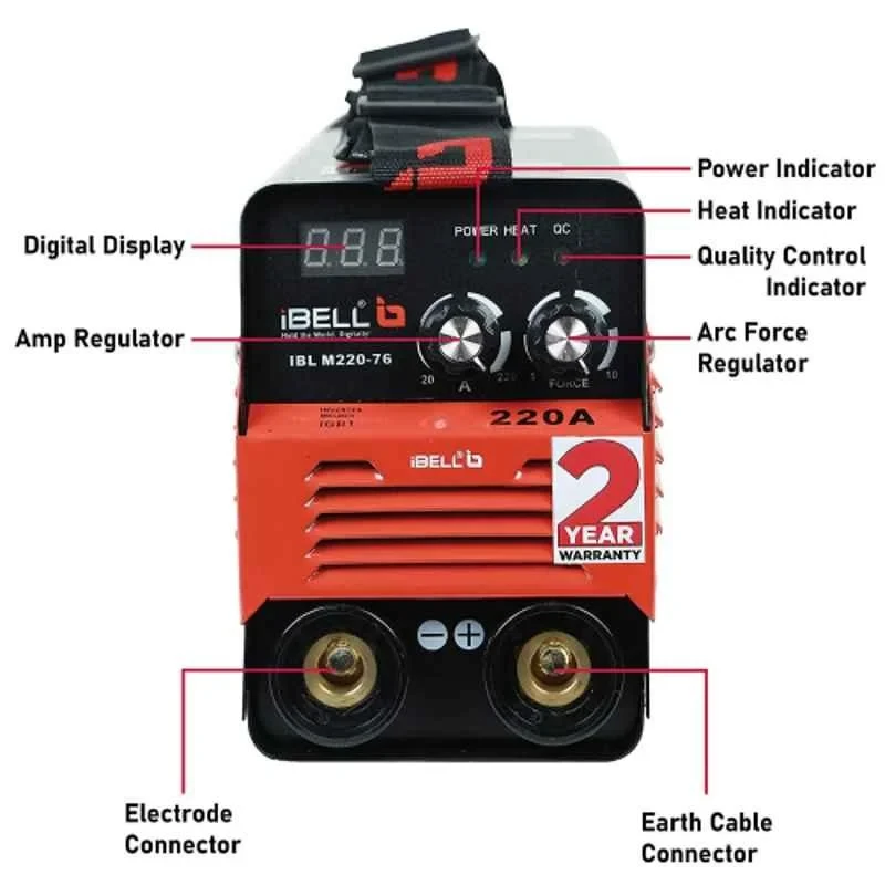 iBELL 160-250V IGBT Inverter Arc Welding Machine IBL 220-76 image-4