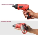 iBELL 3.6 VDC 1500mAh Cordless Rechargeable Red Electric Screwdriver IBL MS06-16 image-7