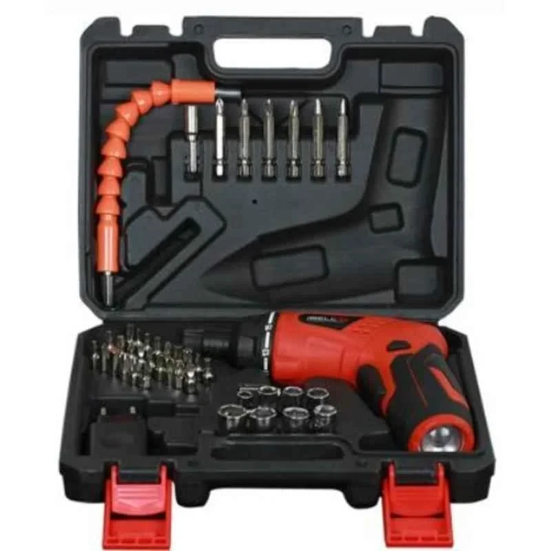 iBELL 3.6 VDC 1500mAh Cordless Rechargeable Red Electric Screwdriver IBL MS06-16 image-8