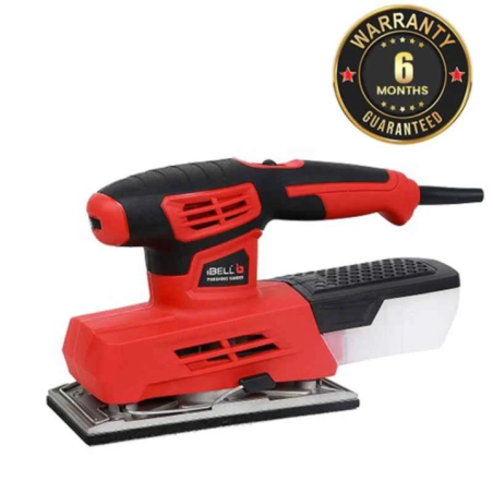 iBELL 220W 12000rpm Red Corded Electric Finishing Sander FS87-20 image-1