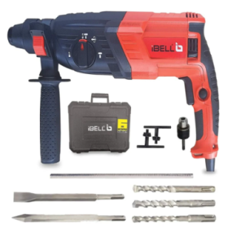 iBELL 26mm 800W Red Rotary Hammer Drill Machine IBL RH26-24 image-1