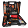 iBELL 13mm 650W Red Impact Drill Kit with Tool Box IBL TD13-100