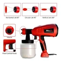 iBELL 800ml 400W HVLP Hand Held Paint Spray Gun SG60-26 image-3