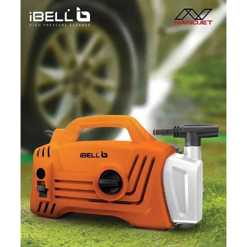 iBELL 1500W 120bar Orange High Pressure Car Washing Machine for Cars Bikes Cleaning Purpose NANOJET image-3