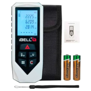 iBELL Mute Laser Distance Meter with Backlit LCD DM60-01 image-1