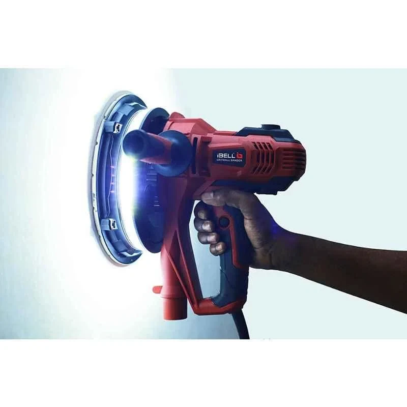 iBELL 180mm 800W Red Dry Wall Sander IBL DS80-90 image-4