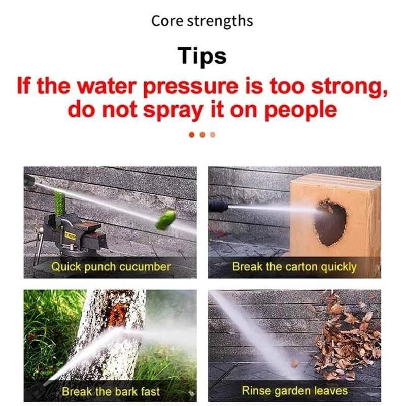 iBELL 4 in 1 5Ton Electric Hydraulic Car Jack Kit with Electric Impact Wrench Tire Inflator and LED Light image-6