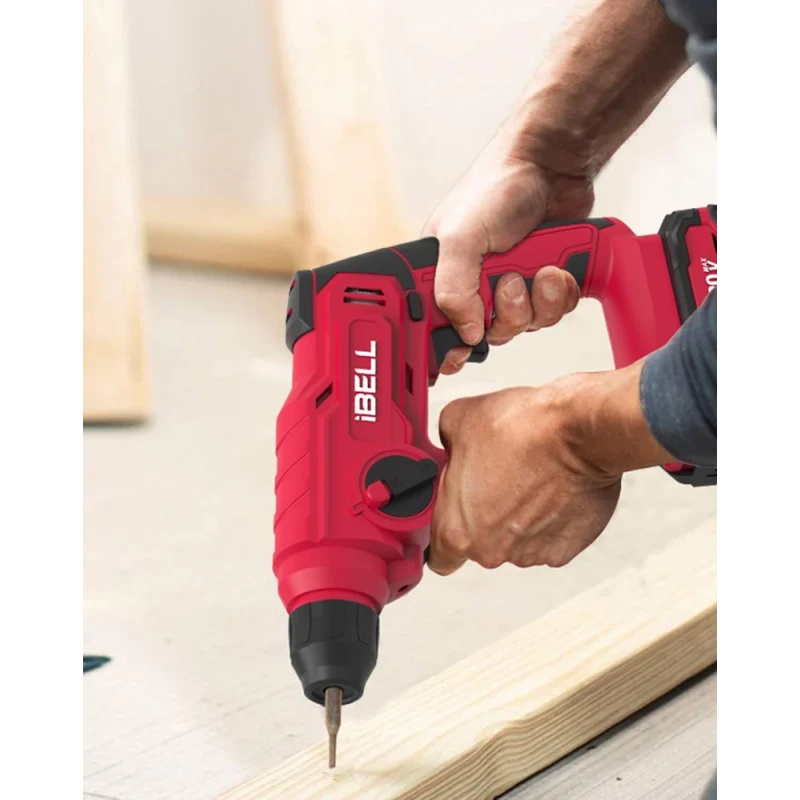 iBELL 20V Cordless Rotary Hammer Drill with 4Ah Battery and Charger CH20-10 image-5