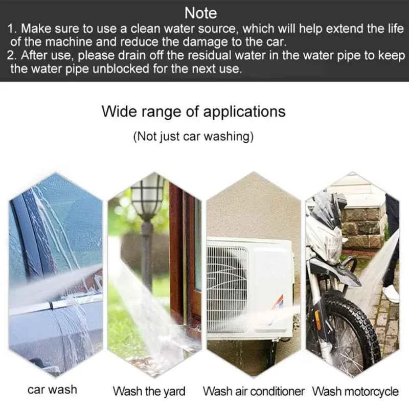 iBELL 140bar 7lpm 1800W Induction Motor Black and Orange High Pressure Washer with Accessories Wind79 image-6