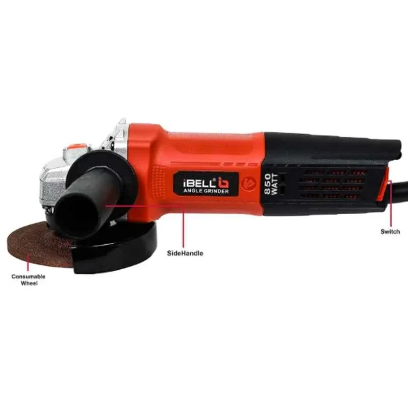 iBELL 100mm 850W Red Angle Grinder IBL AG10-70 image-2