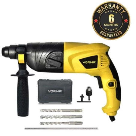 iBELL 500W SDS Plus Heavy Duty Rotary Hammer Drill with Safety Clutch 2 Functions Vibration Control Vormir VRH20-25 image-1