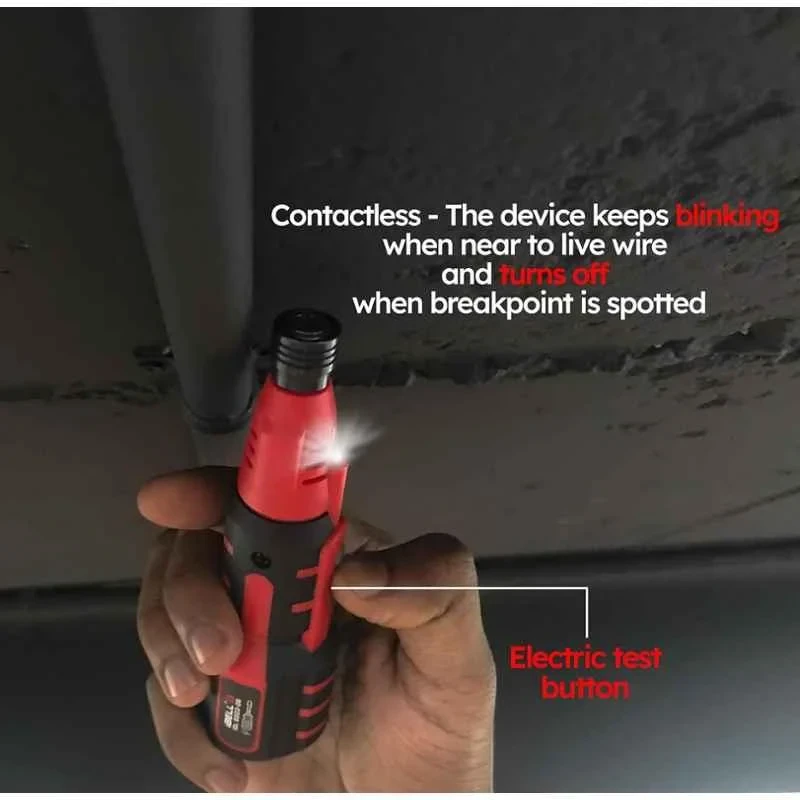 iBELL 6.35mm 3.6V Cordless Screwdriver and Tester with USB Micro-B Charging Port and 10 Pcs Screw Bits BS03-06 image-3