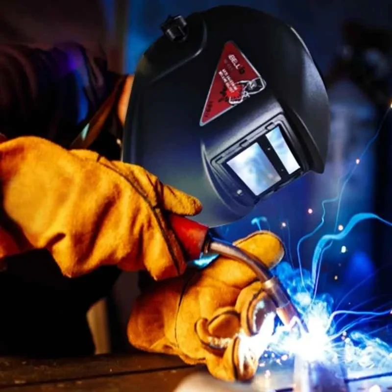 iBELL 93x43mm Solar and Battery Powered Auto Darkening Welding Helmet IBL 420S image-5