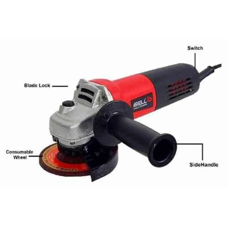 iBELL 100mm 1050W Red Heavy Duty Angle Grinder IBL AG10-72 image-2