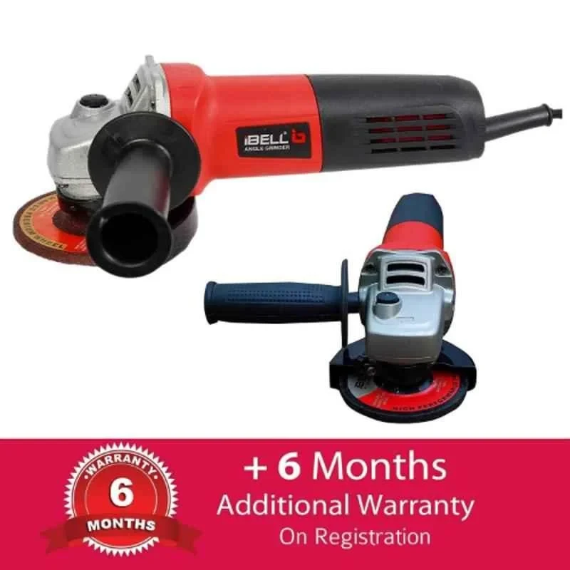 iBELL 100mm 1050W Red Heavy Duty Angle Grinder IBL AG10-72 image-5