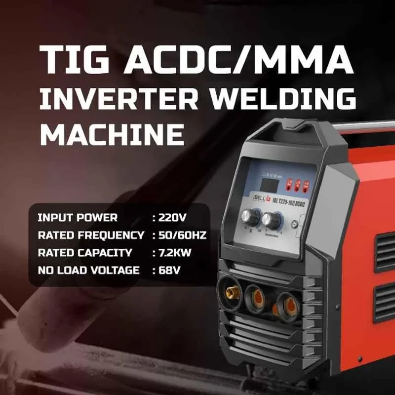 iBELL IGBT 220A 7.2kW Red and Black Anti Stick Inverter Welding Machine IBL T220-108 image-4