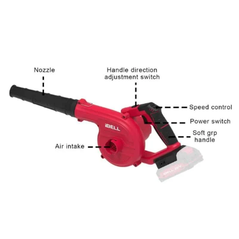 iBELL 20V Cordless Blower Battery and Charger not Included CB20-68 OPS image-2