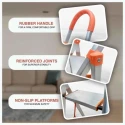 iBELL 150kg 5 Step Aluminium Heavy-Duty Foldable Ladder with Anti-Slip Wide Pedals JY105 image-5