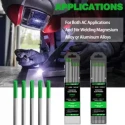 iBELL 1.6mm 175mm 300A Green Tungsten Electrode Pack of 10 Arc Soul image-2