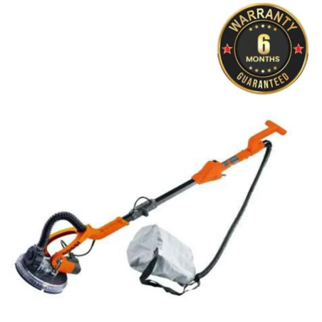 iBELL 750W Black and Orange Long Arm Dry Wall Sander with LED Light LDWS 750PRO image-1
