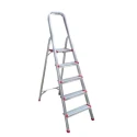 iBELL 5 Step Aluminium Foldable Ladder for Home with Sure Hinge Technology JY005 image-1