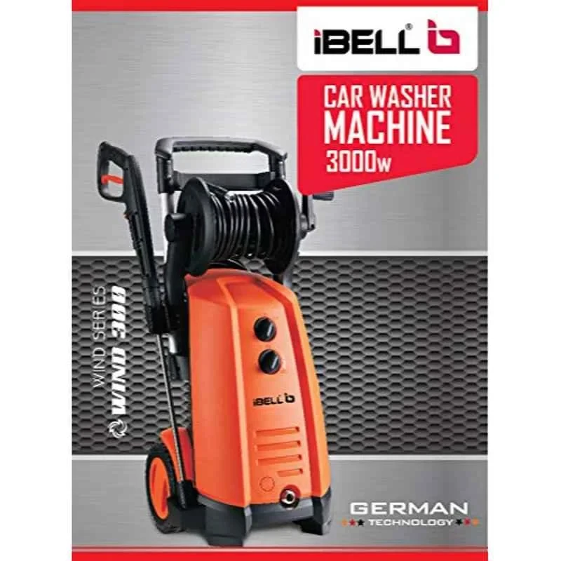 iBELL 3000W Black and Orange Car Pressure Washer Wind-300 image-8