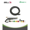 iBELL 220bar 8.2lpm 3350W Induction Motor Green High Pressure Washer with Accessories iGreen790 image-2