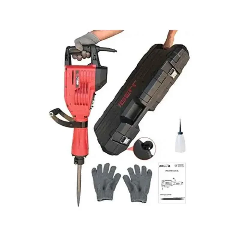 iBELL 30mm 1500W Red Electric Demolition Hammer IBL DH45-20 image-1